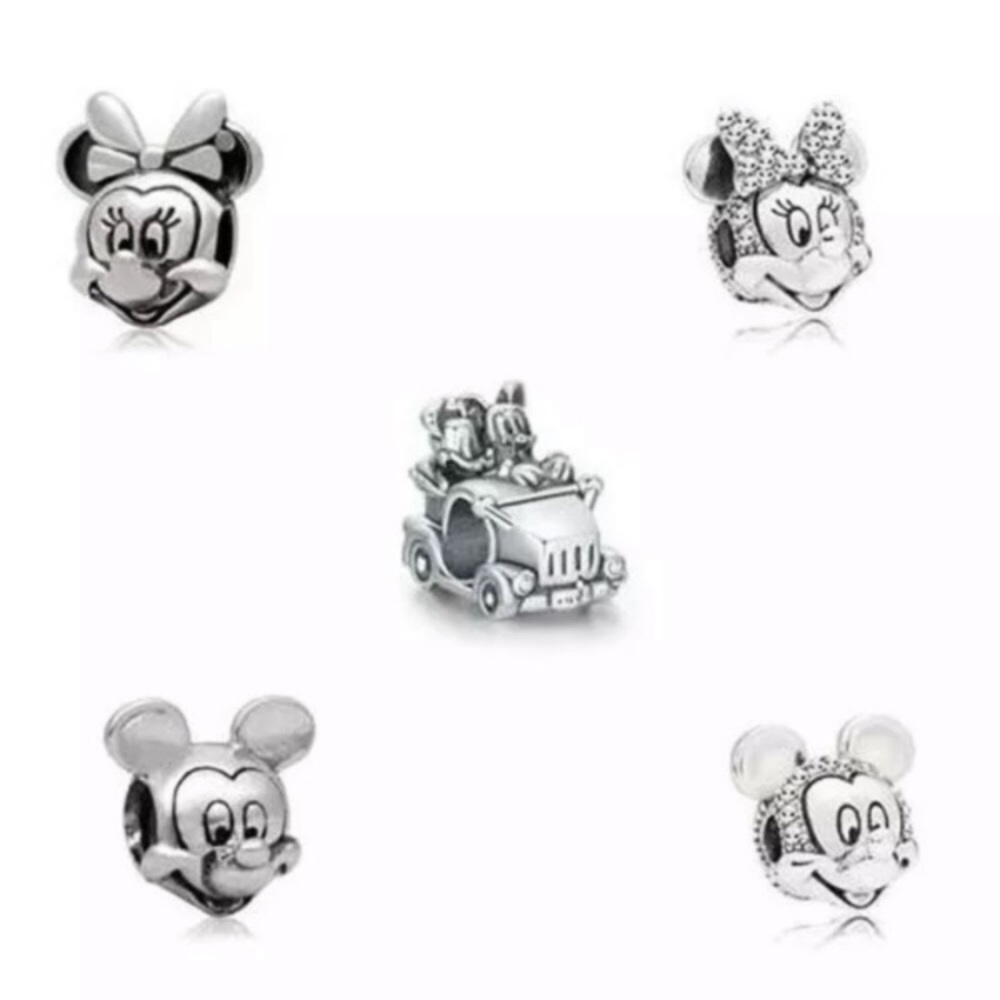 Five Pieces Mickey Mouse Charm Bundle Set - image 1